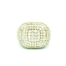 14k Rose Gold Men’s Champion Ring | 8.14ctw Natural White Diamond