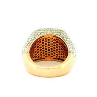 14k Rose Gold Men’s Champion Ring | 8.14ctw Natural White Diamond