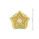 14k Yellow Gold Men’s Champion Ring | 2.02ctw Natural White Diamond