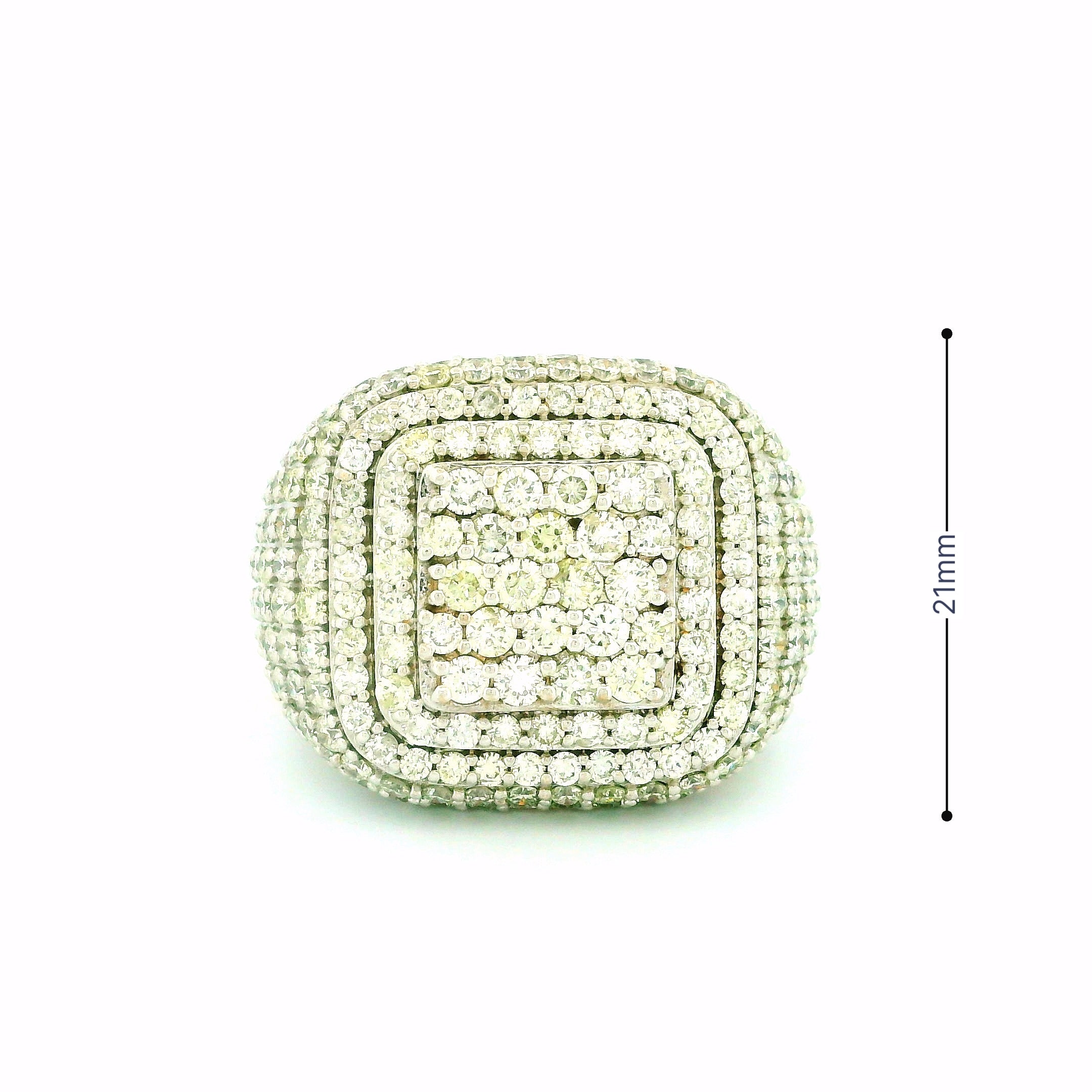 14k Rose Gold Men’s Champion Ring | 5.99ctw Natural White Diamond