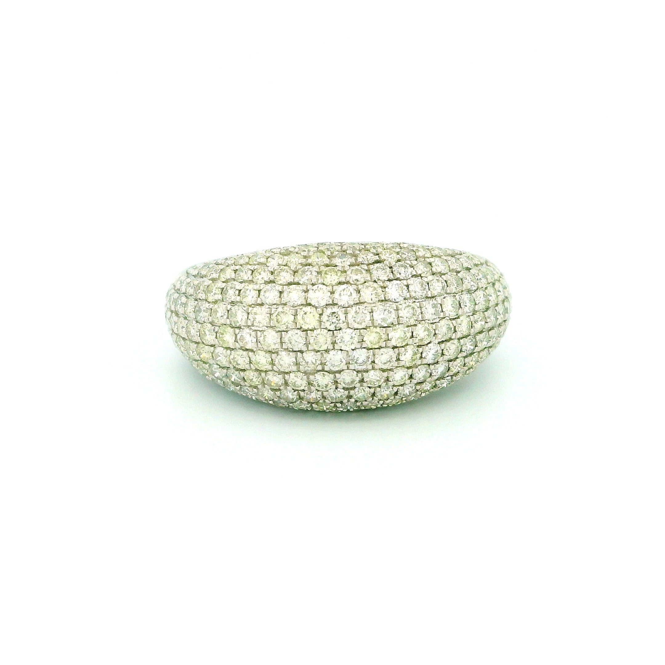 14k White Gold Men’s Champion Ring | 2.74ctw Natural Diamond