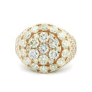 4.61ctw Round-Cut Diamond Men’s Pinky Ring in 10K Gold – Bold Luxury Jewelry