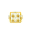 14k Yellow Gold Men’s Champion Ring | 1.95ctw Natural White Diamond