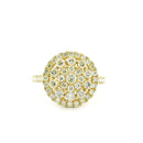 14K Yellow Gold with 1.22CTW Natural White Diamond Women's Ring