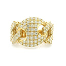14K Yellow Gold with 1.81CTW Natural White Diamond Men's Ring