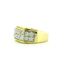 10k Yellow Gold Men’s Diamond Ring | 2.00ctw Natural White Diamond Champion Style