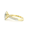 14K Yellow Gold with 1.48CTW Natural White Diamond Women's Ring