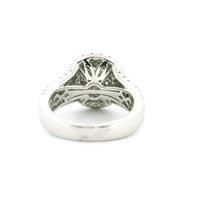14K White Gold with 1.62CTW Natural White Diamond Women's Ring