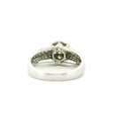 14K White Gold with 1.32CTW Natural White Diamond Women's Ring