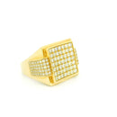 14k Yellow Gold Men’s Champion Ring | 1.95ctw Natural White Diamond