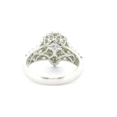 14K White Gold with 1.68CTW Natural White Diamond Women's Ring