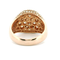 4.61ctw Round-Cut Diamond Men’s Pinky Ring in 10K Gold – Bold Luxury Jewelry