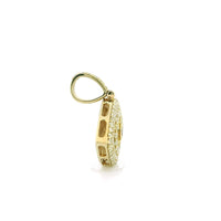 14K Yellow Gold Evil Eye Pendant – 1.75 Ctw Natural White Diamonds | Luxury Protection Jewelry