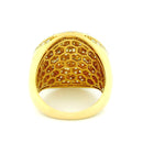 14k Yellow Gold Men’s Champion Ring | 2.97ctw Natural White Diamond