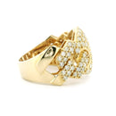 14K Yellow Gold with 1.81CTW Natural White Diamond Men's Ring