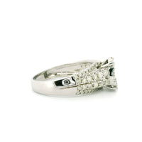 14K White Gold with 1.32CTW Natural White Diamond Women's Ring