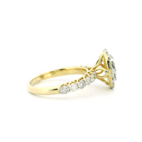 14K Yellow Gold with 1.48CTW Natural White Diamond Women's Ring