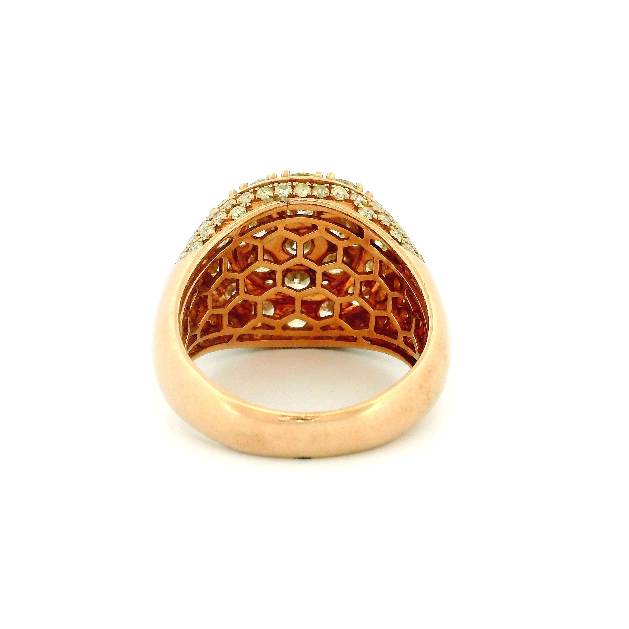 10k Rose Gold Men’s Champion Ring | 4.61ctw Natural Diamond