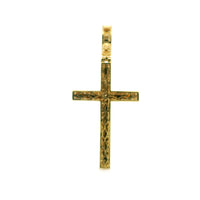 14k Yellow Gold Diamond Pendant | 2.20ctw Round Natural Diamonds, 44mm