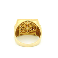 14k Yellow Gold Men’s Champion Ring | 1.95ctw Natural White Diamond