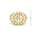 10k Rose Gold Men’s Champion Ring | 4.61ctw Natural Diamond