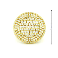 14k Yellow Gold Men’s Champion Ring | 2.97ctw Natural White Diamond