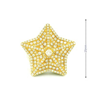 14k Yellow Gold Men’s Champion Ring | 2.26ctw Natural White Diamond