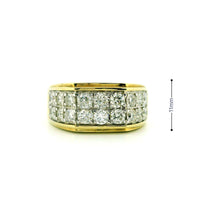 10k Yellow Gold Men’s Diamond Ring | 2.00ctw Natural White Diamond Champion Style