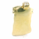 14K Gold Jesus Head Pendant with 5 CTW Natural VS White Diamonds