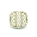 14k Yellow Gold Men’s Champion Ring | 4.94ctw Natural White Diamond