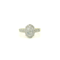 14k Yellow Gold Women’s Diamond Ring | 0.63ctw Natural White Diamonds, 11.8mm