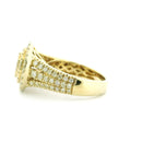 14K Yellow Gold with 1.62CTW Natural White Diamond Women's Ring