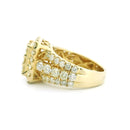 14K Yellow Gold with 3.31CTW Natural White Diamond Women's Ring