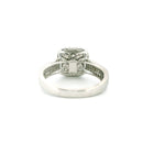 1.04Ctw Natural Diamond Ring in 14K White Gold – Elegant Statement for Her