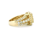 14K Yellow Gold with 3.31CTW Natural White Diamond Women's Ring