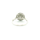 14k White Gold Women’s Diamond Ring | 1.04ctw Natural White Diamonds, 12mm
