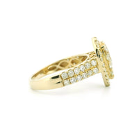 14K Yellow Gold with 1.48CTW Natural White Diamond Women's Ring