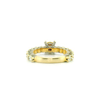 14k Yellow Gold Women’s Diamond Ring | 2.69ctw Natural White Diamonds, 7mm