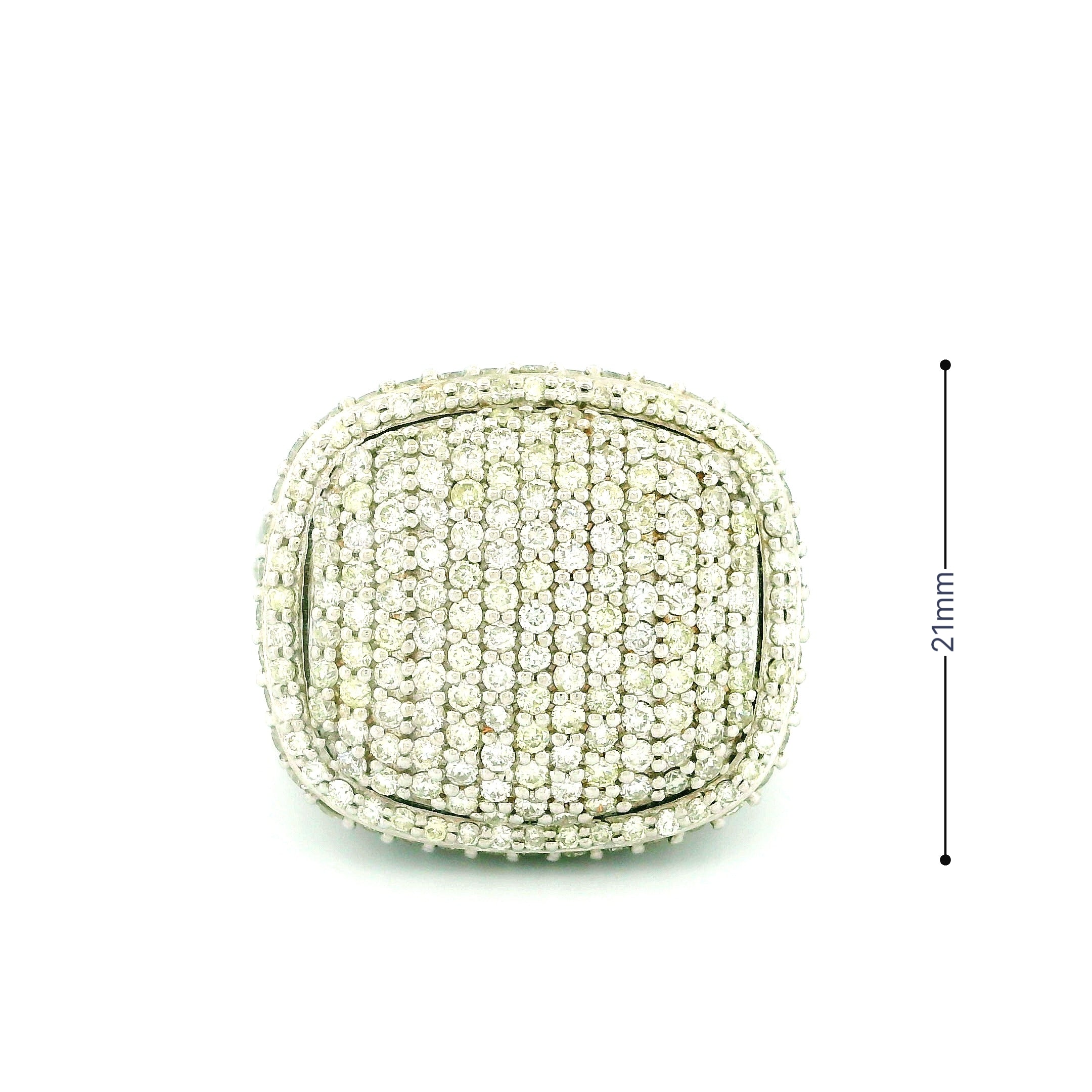 14k Rose Gold Men’s Champion Ring | 4.94ctw Natural White Diamond