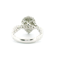 14K White Gold with 0.41CTW Natural White Diamond Women's Ring