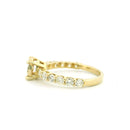 1.17ctw Natural Diamond Ring in 14K Yellow Gold – Elegant Ladies’ Jewelry