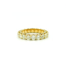 14k Yellow Gold Women’s Diamond Ring | 4.72ctw Natural White Diamonds, 4mm