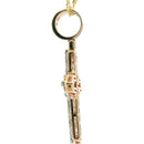 14K Rose Gold Cross Pendant – 1.91Ctw Natural White Diamonds | Elegant Faith Jewelry