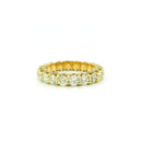 14k Yellow Gold Women’s Diamond Ring | 4.72ctw Natural White Diamonds, 4mm
