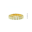 14k Yellow Gold Women’s Diamond Ring | 4.72ctw Natural White Diamonds, 4mm