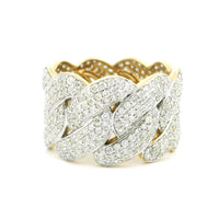 Men’s Iced Out Cuban Ring
