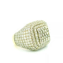 14k Yellow Gold Men’s Champion Ring | 6.64ctw Natural Diamond