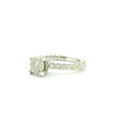 14k White Gold Women’s Diamond Ring | 1.78ctw Natural White Diamonds, 7mm