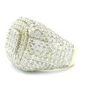 8.12ctw Round-Cut Diamond Men’s Champion Ring in 14K White Gold – Luxury Statement Jewelry