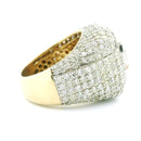 8.12ctw Round-Cut Diamond Men’s Champion Ring in 14K White Gold – Luxury Statement Jewelry